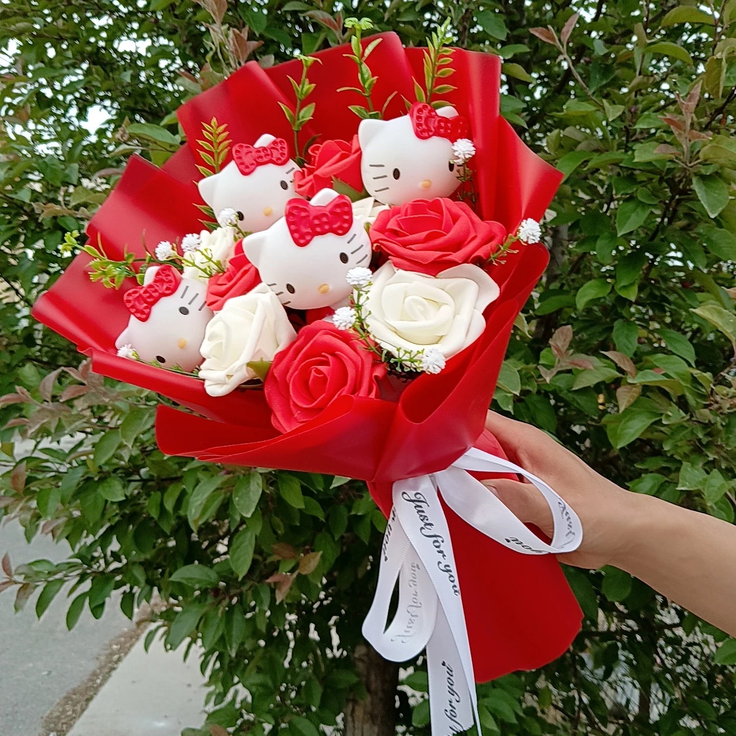 Bouquet peluche Hello Kitty